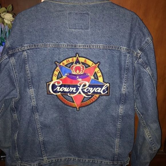 OFFICIAL MENs  CROWN ROYAL JEAN JACKET - Picture 4 of 5